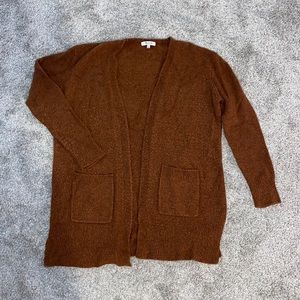 Madewell brown cardigan